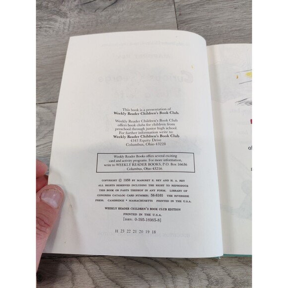 Curious George Flies A Kite By Margret Rey-1958-Weekly Reader Children's Book - Picture 9 of 12